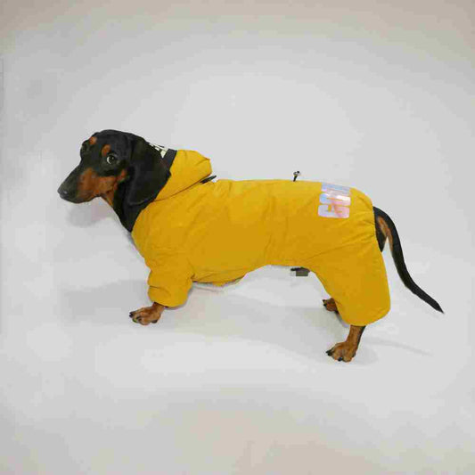 HKM-3773885 Warm Thickened Four-Legged Pet Clothing for Dogs and Cats - Outdoor Winter Attire Available in Multiple Sizes and Colors