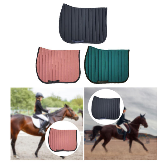 HKM-3813693 Shock Absorption Polyester Saddle Pad for Horse Riding - 68x51cm