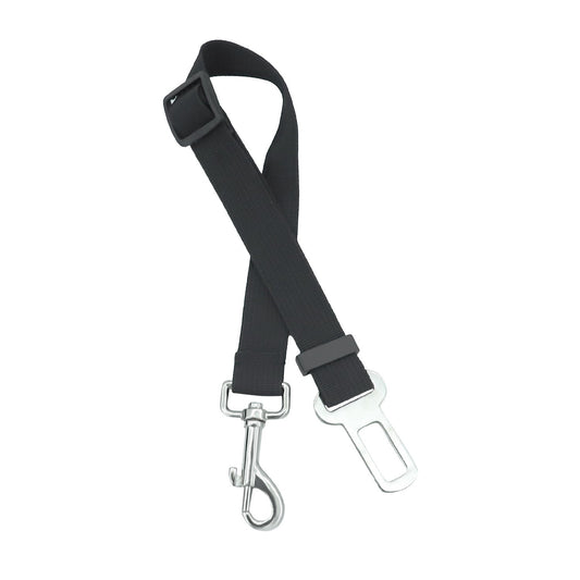 HKM-3823165 Adjustable Retractable Safety Belt Pet Leash - Elastic Polyester Design for Secure Pet Travel