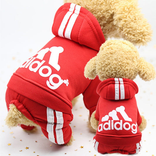 HKM-3833277 Stylish Thickened Winter Dog Clothes for Small Breeds - Available in Multiple Colors and Sizes