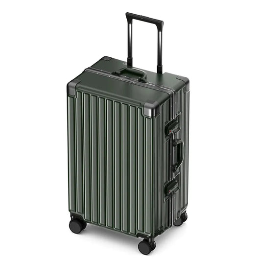 HKM-388947 Aluminium Travel Trolley Case - Durable Hard Shell Luggage for Secure Packing