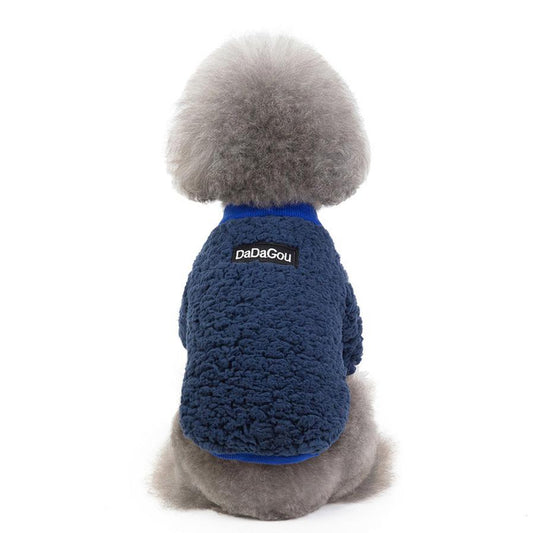 HKM-394387 Cozy Casual Fleece Outfit for Puppies - Warm Dog Clothes