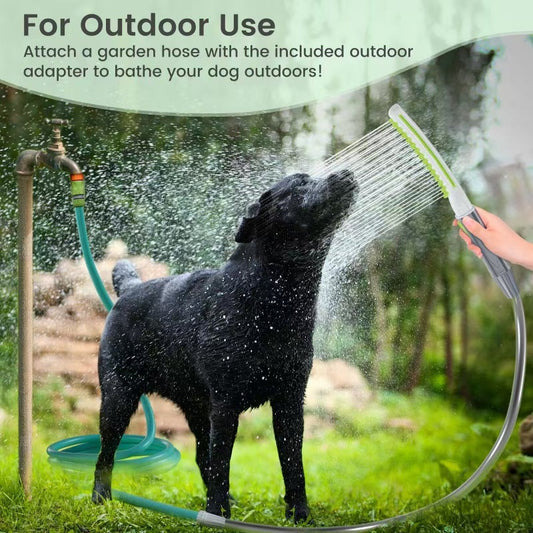 HKM-3962045 Pet Bathing Shower Brush for Dogs - Multi-Color ABS Material