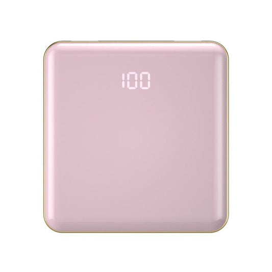 HKM-397011 Ultra-Thin 20000mAh Mini Power Bank with Integrated Cable and Multiple USB Outputs