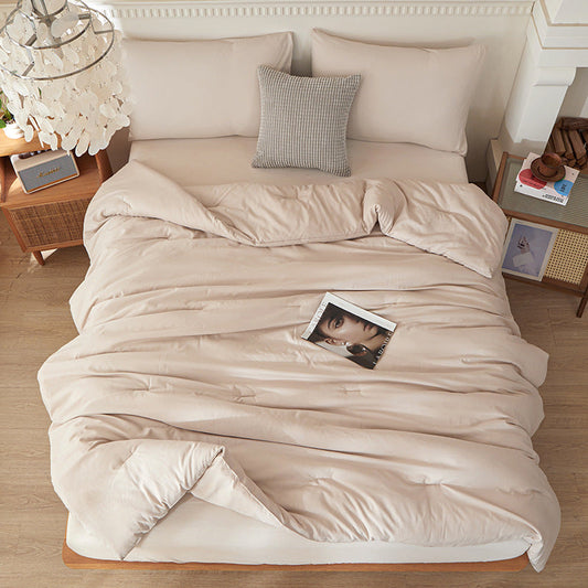 HKM-397459 Four Seasons Cross-border Synthetic Quilt Duvet Insert - Multiple Sizes and Colors Available