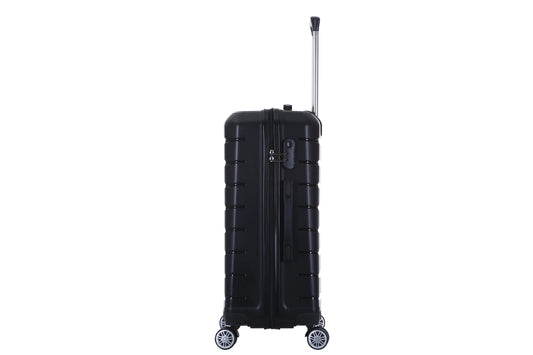 HKM-398995 Lightweight 3-Piece Hardside Luggage Set with Spinner Wheels for Effortless Travel