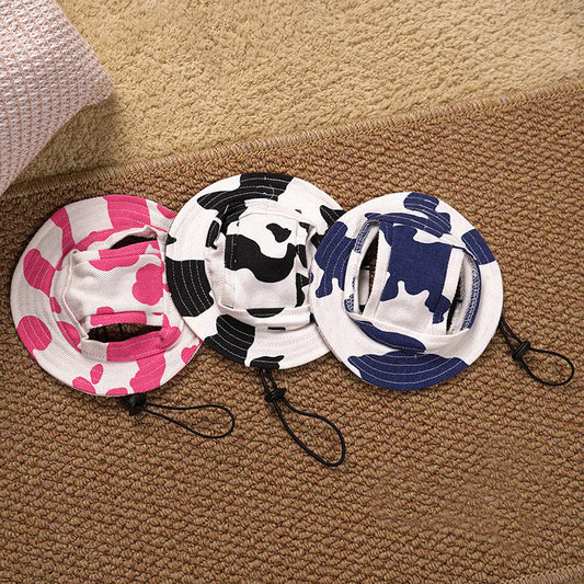 HKM-3991997 Breathable Sun Hat for Dogs with Exposed Ears in Various Colors and Sizes
