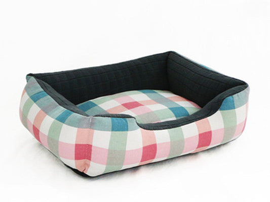 HKM-4008509 Square Nest Pet Mat for Small Animals, Removable Designs, Washable Options, Perfect for All Pets