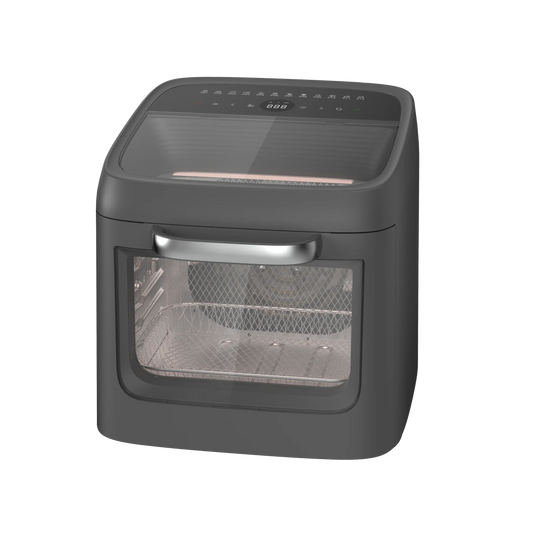 HKM-401491 12L Smart Multifunctional Air Fryer Oven with Visible Electric Convection for Home Cooking