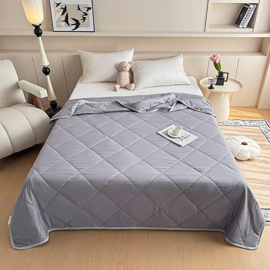 HKM-402067 Lightweight Air Conditioning Blanket - Soft Chemical Fiber Summer Quilt in Multiple Colors and Sizes