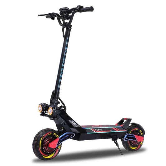 HKM-404243 Electric Scooter with Seat, 4000W Dual Motor, 50-65 km Range, Foldable, Full Suspension, Portable, Aluminum Alloy Frame
