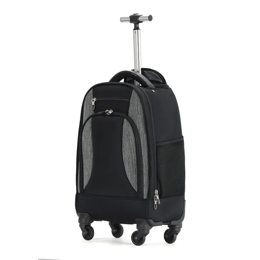 HKM-405843 Large Capacity Rolling Backpack Trolley for Business Travel