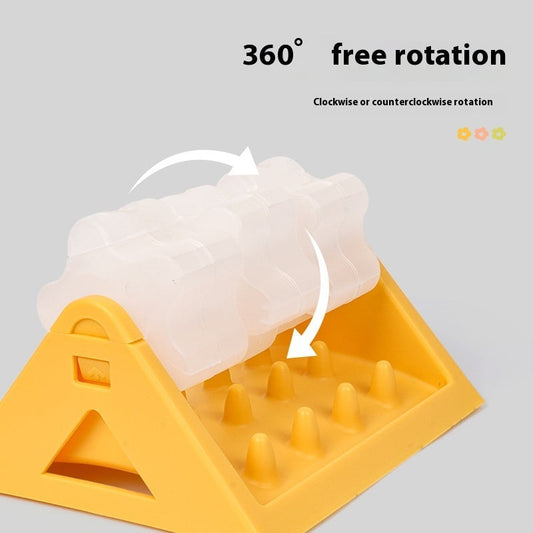 HKM-4080573 Slow Feeding Trainer Puzzle Toy for Dogs and Cats - Available in Yellow, Pink, Green