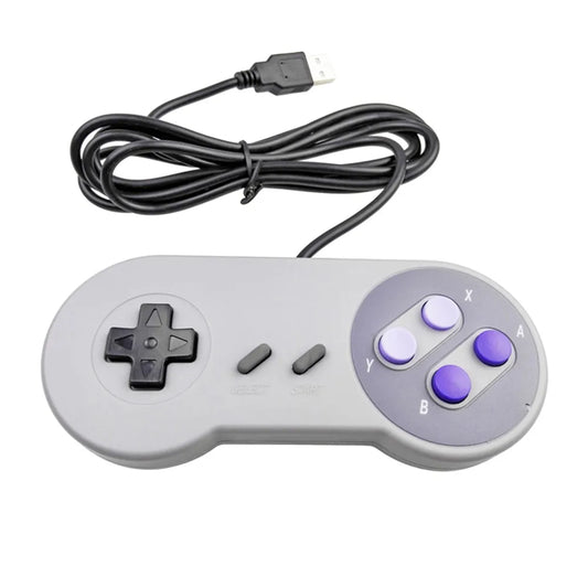 HKM-412691 SNES Classic USB Game Controller for Windows PC and Mac – Retro Gamepad for Nostalgic Gaming Experience
