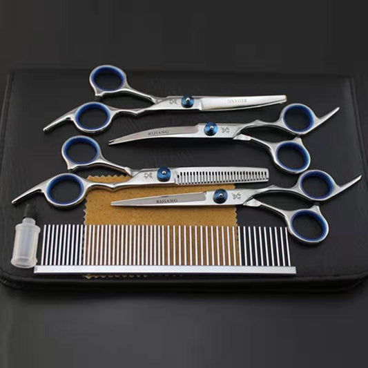HKM-416659 7-Inch Pet Trimming Shears for Dogs, Cats, and Small Animals - 4CR Stainless Steel