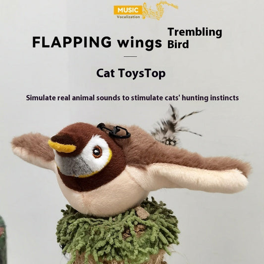 HKM-4171965 Coati Plush Pet Toy with Flapping Sound - Three Modes