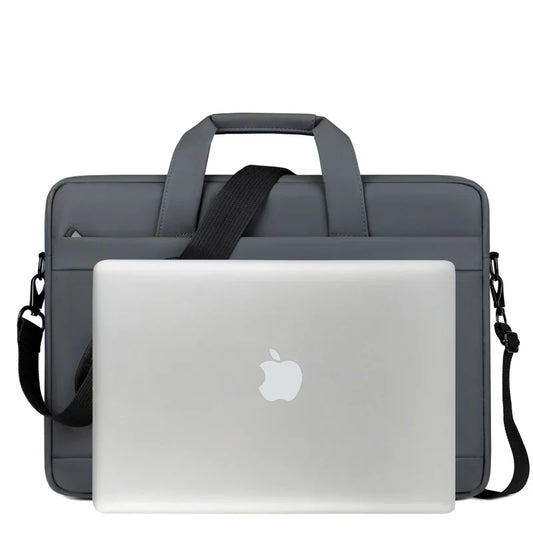 HKM-418579 Waterproof Leather Laptop Sling Shoulder Bag for Men