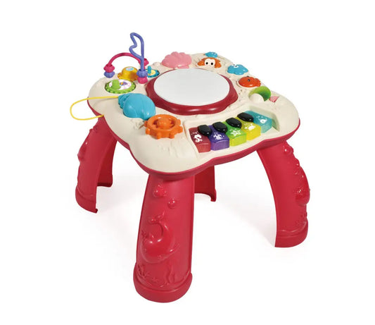HKM-418835 Educational Musical Drum and Piano Baby Study Table for Ages 0 to 7 Years