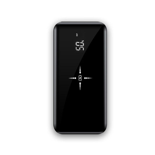 HKM-421587 10,000mAh Quick Charge Power Bank - Qi Wireless Charger in Black and Blue