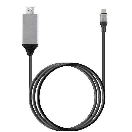 HKM-422867 Type-C to HDMI Video Converter Cable, Copper Core, 1.8-2 Meter Length, Single Connector