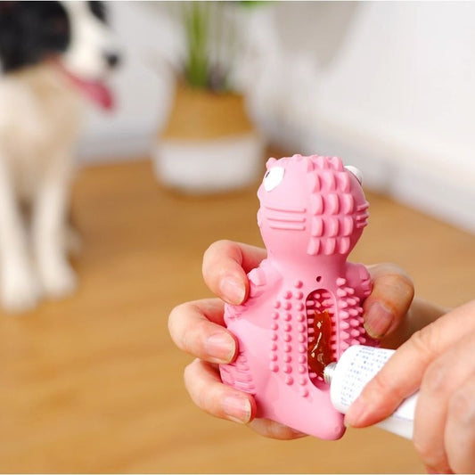 HKM-4238653 Leak-Proof Dinosaur Dog Toy in Various Colors for Long-Lasting Chewing Fun