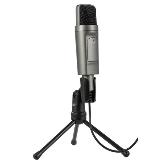 HKM-424339 USB Omnidirectional Condenser Microphone for Live Streaming, Recording, and Gaming