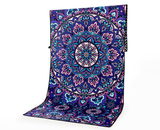 HKM-425363 Superfine Fiber Travel Outdoor Sports Beach Towel - Lightweight 175x75cm, 280g