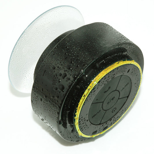 HKM-429715 Waterproof Portable Bluetooth Speaker with Call Function - Mini Bathroom Speaker, 8-Hour Playtime, USB Rechargeable