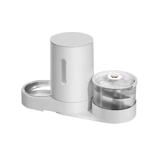 HKM-430995 Automatic Pet Feeder and Water Dispenser with Dry Wet Separation for Dogs and Cats