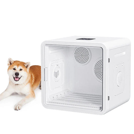 HKM-431635 Automatic Pet Dryer Box with Smart Temperature Control for Small Dogs and Cats, 82L Capacity, Ultra Quiet Design