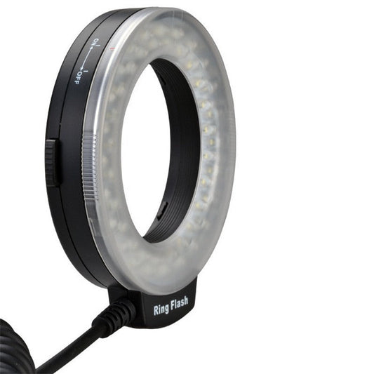 HKM-432915 LED Macro Ring Light for SLR Cameras, Model RF-550D, 5-15cm Effective Range, Adjustable Color Temperature 3000-1500K