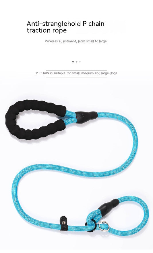 HKM-4330173 Reflective Nylon Pet Traction Rope - Available in Multiple Colors and Lengths