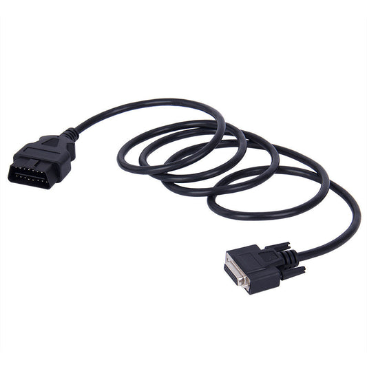 HKM-437331 OBD2 Male to DB26 Female Extension Cable - 180CM Length for Automotive Applications