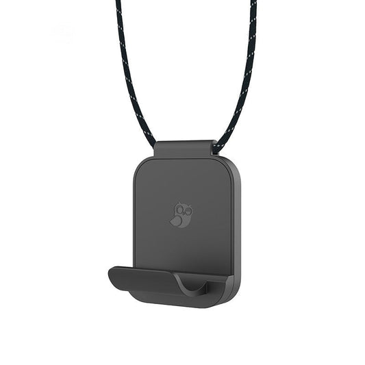 HKM-4389949 Universal Magnetic Lanyard for Sports Cameras - Durable Black Plastic Design