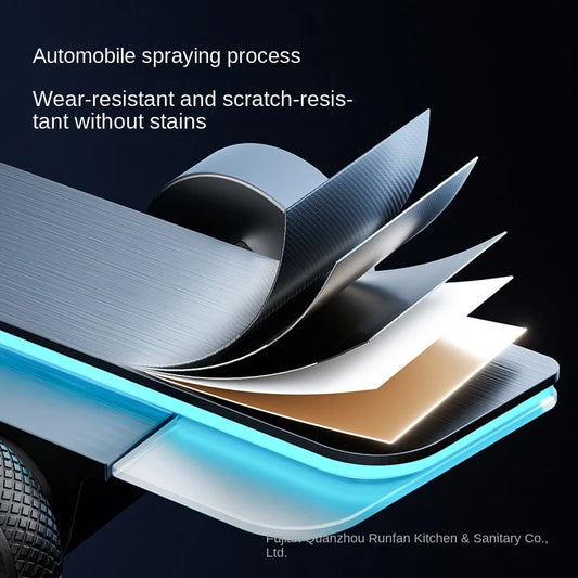 HKM-441619 Intelligent Constant Temperature Digital Shower Head with Soft Spray Pattern, Polished Finish, 80l/min Flow Rate