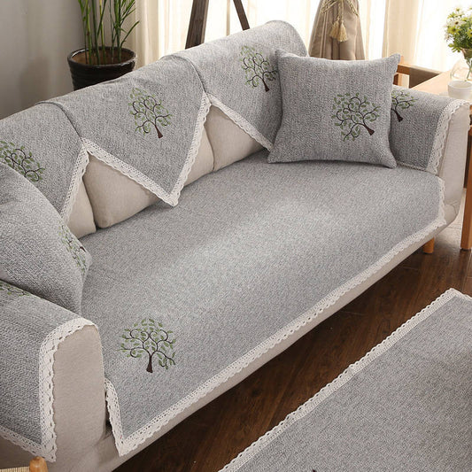 HKM-442963 Cotton Linen Modern Minimalist Cushion Sofa Cover in Various Sizes and Colors