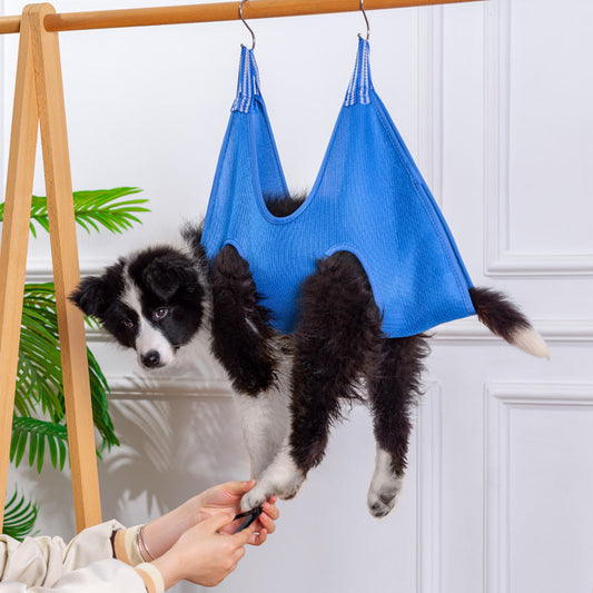 HKM-4453309 Hanging Hammock for Safe and Easy Nail Trimming for Cats and Dogs - Multiple Colors and Sizes Available