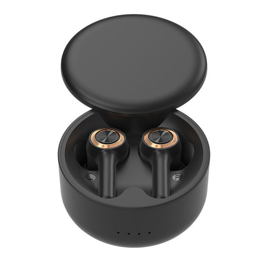 HKM-447379 True Wireless Bluetooth Headset with Heavy Bass, Stereo Sound, and Multi-Point Connection