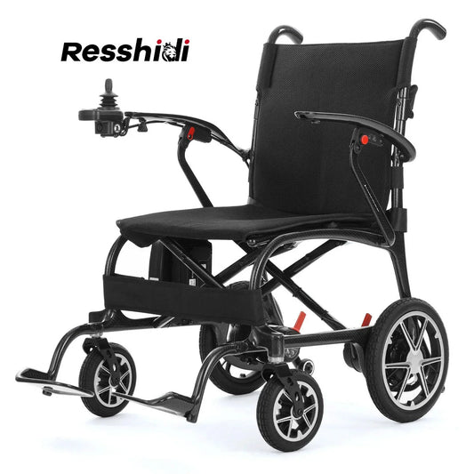 HKM-448211 Portable Carbon Fiber Electric Wheelchair with Dual Motors for Easy Mobility