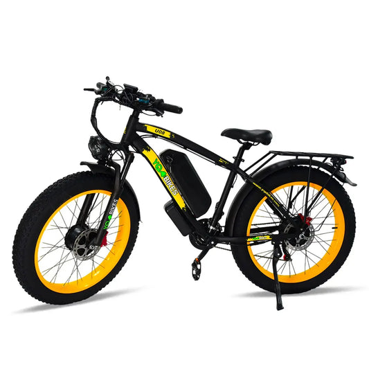 HKM-453267 High-Speed 26-Inch Fat Tire Off-Road Electric Bicycle for Adults - 2000W Power, 48V Lithium Battery, 21-Speed Gears