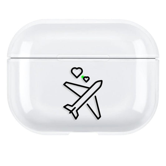 HKM-457747 AirPods Pro 3 Compatible Protective Shell - Simple Solid Color PC Back Cover