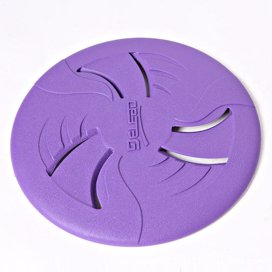 HKM-4587581 Soft and Bite-Resistant TPR Rubber Throwing Toy in Purple - 23 cm Diameter