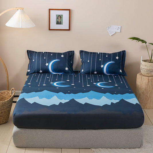 HKM-460179 3-Piece Bedspread and Pillowcase Set, Dirt and Dustproof, Available in Multiple Sizes and Patterns