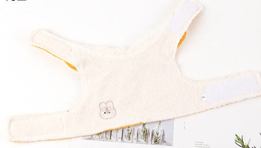 HKM-4642365 Cotton Winter Dog Vest with Fleece Lining and Leash Included