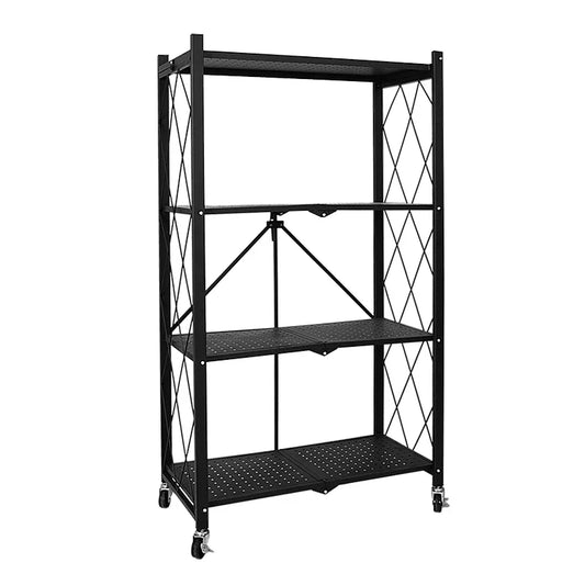 HKM-467347 Multifunctional Folding Kitchen and Bathroom Storage Rack Organizer