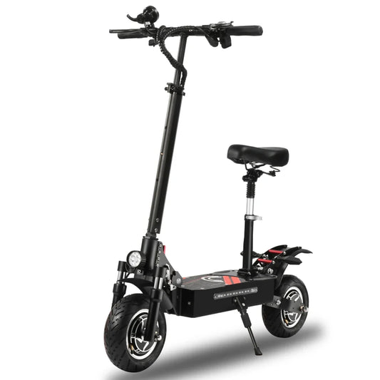 HKM-469779 Foldable Dual Motor Electric Scooter with 3200W Power, 40-50km Range, and 200KG Payload Capacity