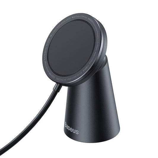 HKM-475219 Magnetic Wireless Charger with Type-C Input - Compact Design for Easy Use