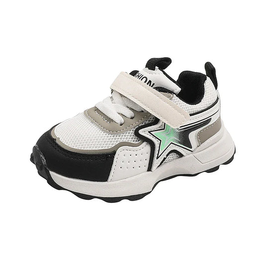 HKM-476051 High Quantity Breathable Kids Comfortable Non slip Walking Sports Casual Shoes Baby Sneakers