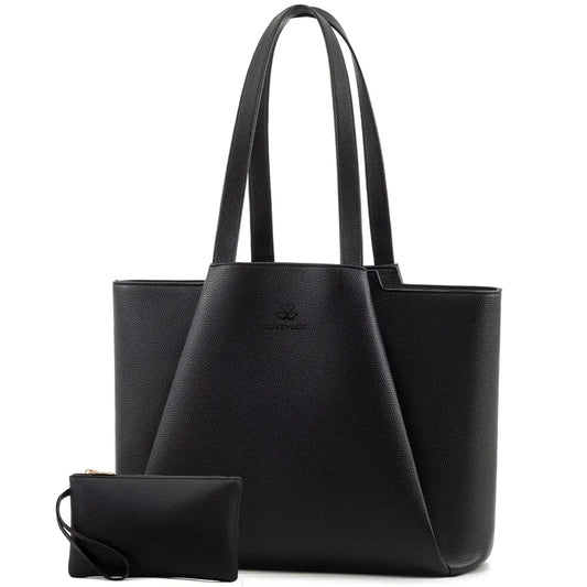 HKM-477203 Luxury Leather Crossbody Tote Bag for Women - Versatile Laptop Handbag