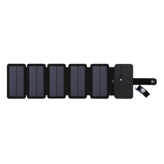 HKM-482451 Portable Solar Power Bank with Waterproof Direct Charging Capability, Foldable Bag Design